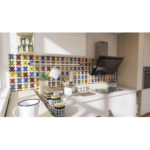 Hucul - mexican Talavera ceramic tiles - 30 pieces