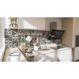 Idan - Black&White Mexican tiles - patchwork