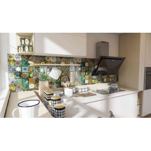Verde - set of multi-colored wall decors - 30 pieces