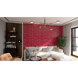 Rosa Mexicano - red single-coloured tiles Talavera
