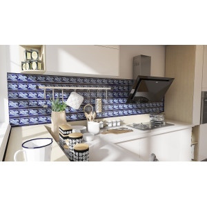 Asturia Cenefa - mexican tile Talavera - 1 piece