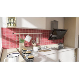 Rosa C - Talavera single-colour rose tiles