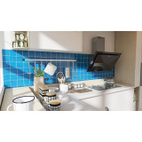 Turquesa Deslavado blue - solid color tiles