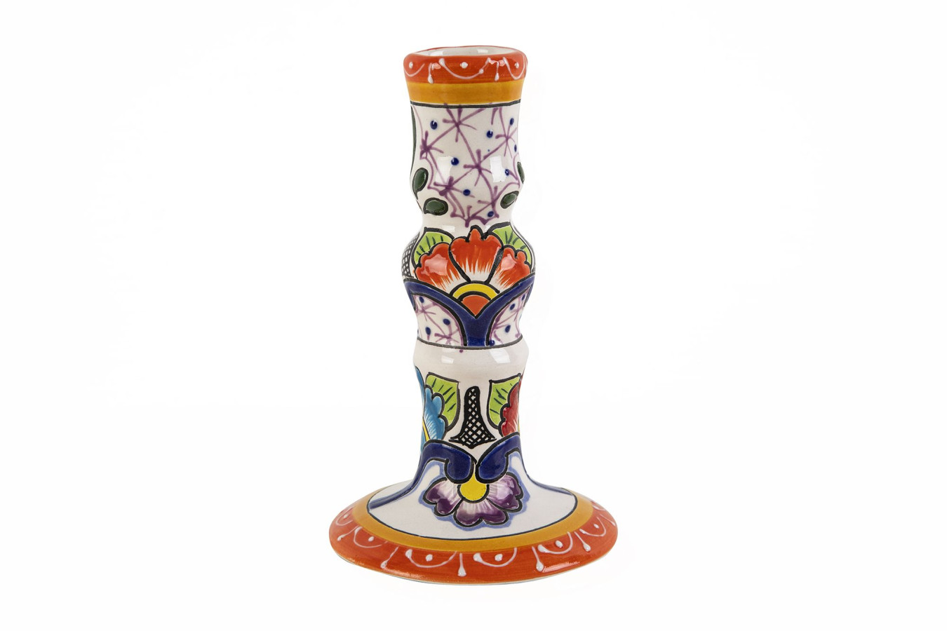 Candelero - Mexican ceramic candle holder