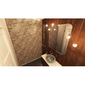 Caliente -  mexican tiles - 5x5 cm - 120 pieces