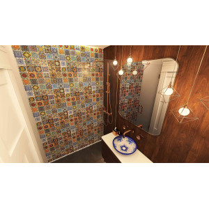 Colorido - a set of multi-colored wall decors