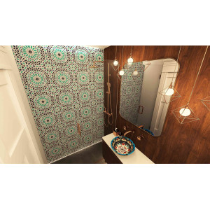 Fez - Moroccan ceramic tiles 20x20 cm