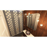 Mirta - set of mexican tiles with a border