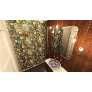 Verde - set of multi-colored wall decors - 30 pieces