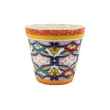 Large decorative Mexican flowerpot - 32 cm