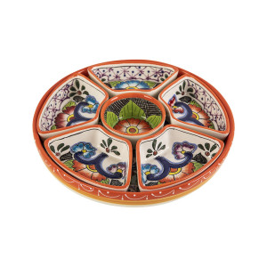 Botanero - 7-piece ceramic snack platter