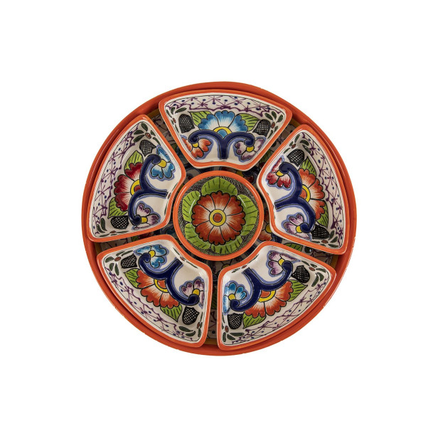 Botanero - 7-piece ceramic snack platter