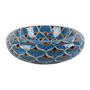Azura Prima - Ceramic washbasin decorated with relief