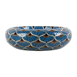 Azura Prima - Ceramic washbasin decorated with relief