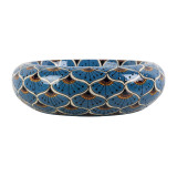 Azura Prima - Ceramic washbasin decorated with relief