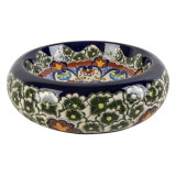 Juanetta Prima - Ceramic washbasin with a raised pattern