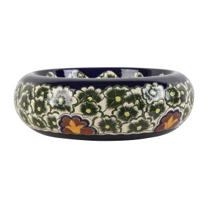 Juanetta Prima - Ceramic washbasin with a raised pattern