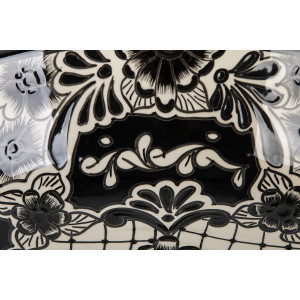 Serena Prima - Mexican washbasin decorated with relief