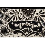 Serena Prima - Ceramic washbasin decorated with relief