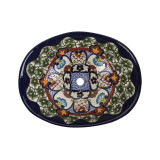 Juanetta Prima - Countertop washbasin decorated with relief