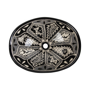 Atalaya Prima - Mexican sink decorated with relief