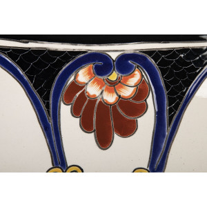 Hermosa Prima - Mexican sink with a raised pattern