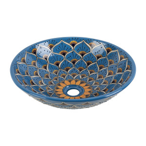 Casandra Prima - Mexican washbasin with crowned design