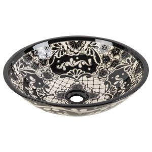 Serena Prima - Mexican washbasin with convex pattern