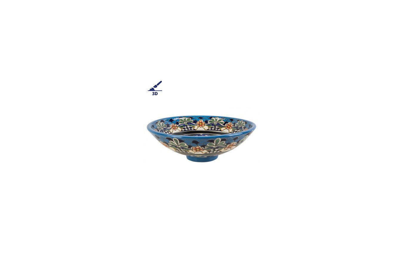 La Reina Prima - countertop washbasin with Mexican design