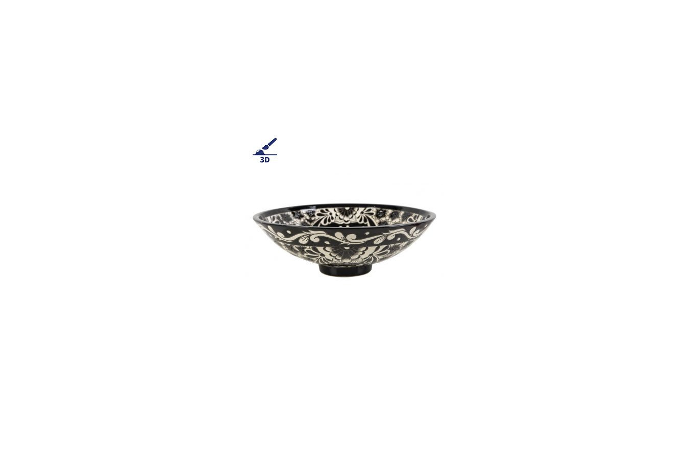 Serena Prima - Mexican washbasin with convex pattern