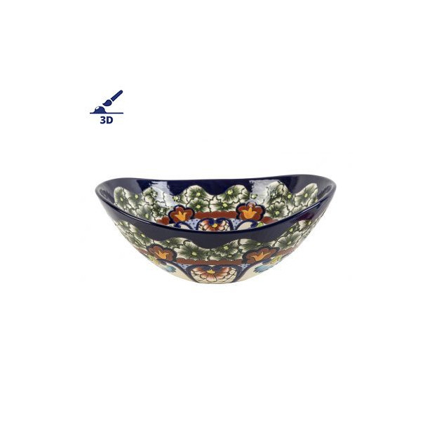 Juanetta Prima - Countertop washbasin decorated with relief