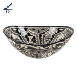 Atalaya Prima - Mexican sink decorated with relief