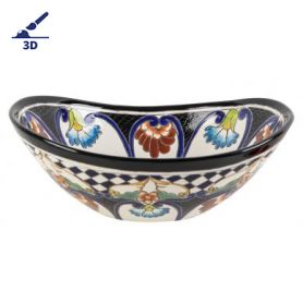 Hermosa Prima - Mexican sink with a raised pattern