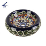 Juanetta Prima - Ceramic washbasin with a raised pattern