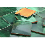 Verde Deslavado - Talavera plain colour tiles