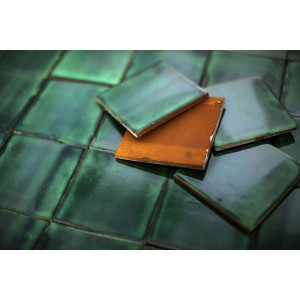 Verde Deslavado - Talavera plain colour tiles