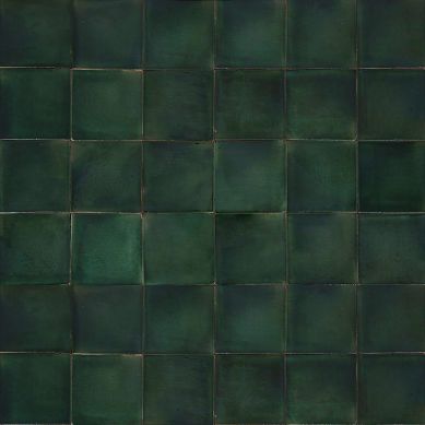 Verde Brillante - Talavera plain colour tiles - 90 pieces