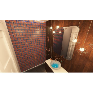 Fuego - Talavera tiles from Mexico