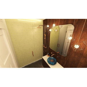 Mariosa - single-colour ecru tiles