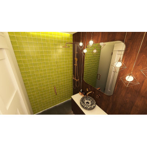 Verde Lima Deslavado - Talavera single-colour tiles