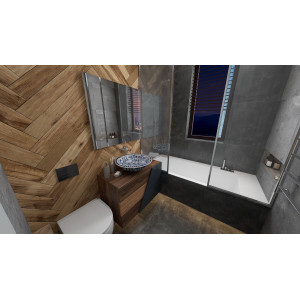 Erem – iznik ceramic flush-mounted washbasin