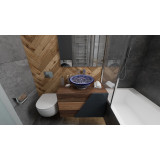 Zanya - Kolorowa umywalka ceramiczna z Maroka