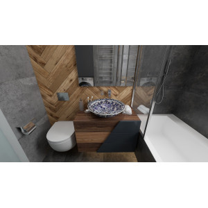 Ebru – iznik ceramic countertop washbasin