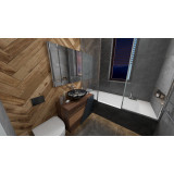 Serena  - Mexican black and white sink