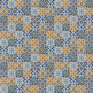 Doria - patchwork of ceramic tiles 15x15 cm, 24 tiles per box ( 0,5m2 )