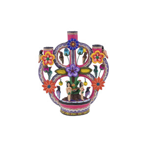 Arbol de la vida - Mexican candle holder 27 cm