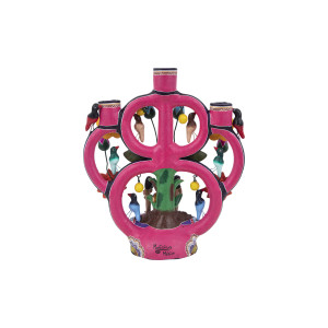 Arbol de la vida - Mexican candle holder 27 cm