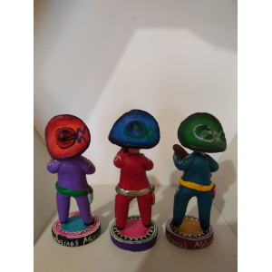 Mariachi vivo - musician figurine - handicraft from Mexico - height 8 cm