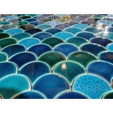 Fish scale mosaic tiles - Marlin