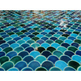 Fish scale mosaic tiles - Marlin